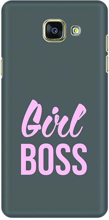 Stylizedd Samsung Galaxy A3 (2016) Slim Snap Case Cover Matte Finish - Girl Boss (Grey)