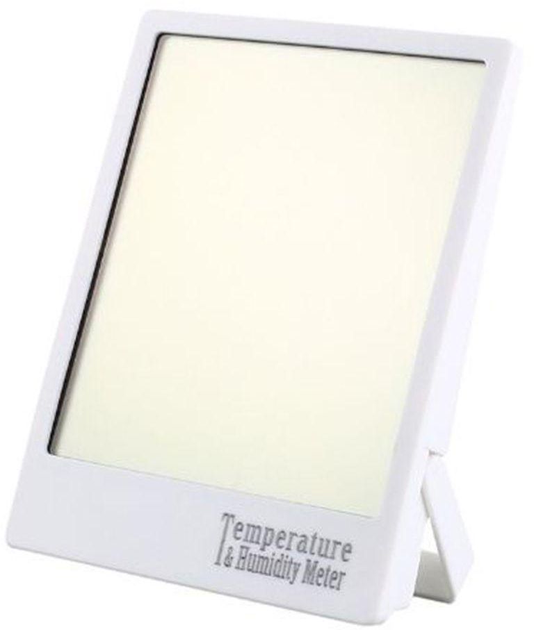 Digital LCD Weather Thermometer White 11.5 centimeter