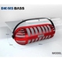 Booms Bass L7 Wireless Bluetooth Speaker – Red