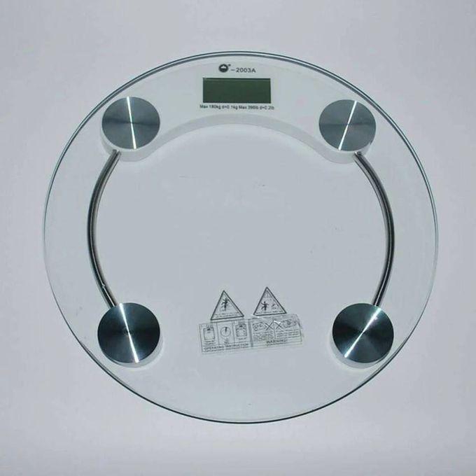 Digital Glass Scale Weighs From 1 Gram To 180 Kilograms