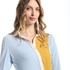 Esla Polyester Classic Neck Standard Fit Shirt- Baby Blue