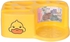Get Kitty Shaped Plastic Toothbrush Organizer, 10X16 cm - Yellow with best offers | Raneen.com