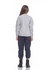 Ktk Dark Gray Sweatshirt With Fur Details For Girls