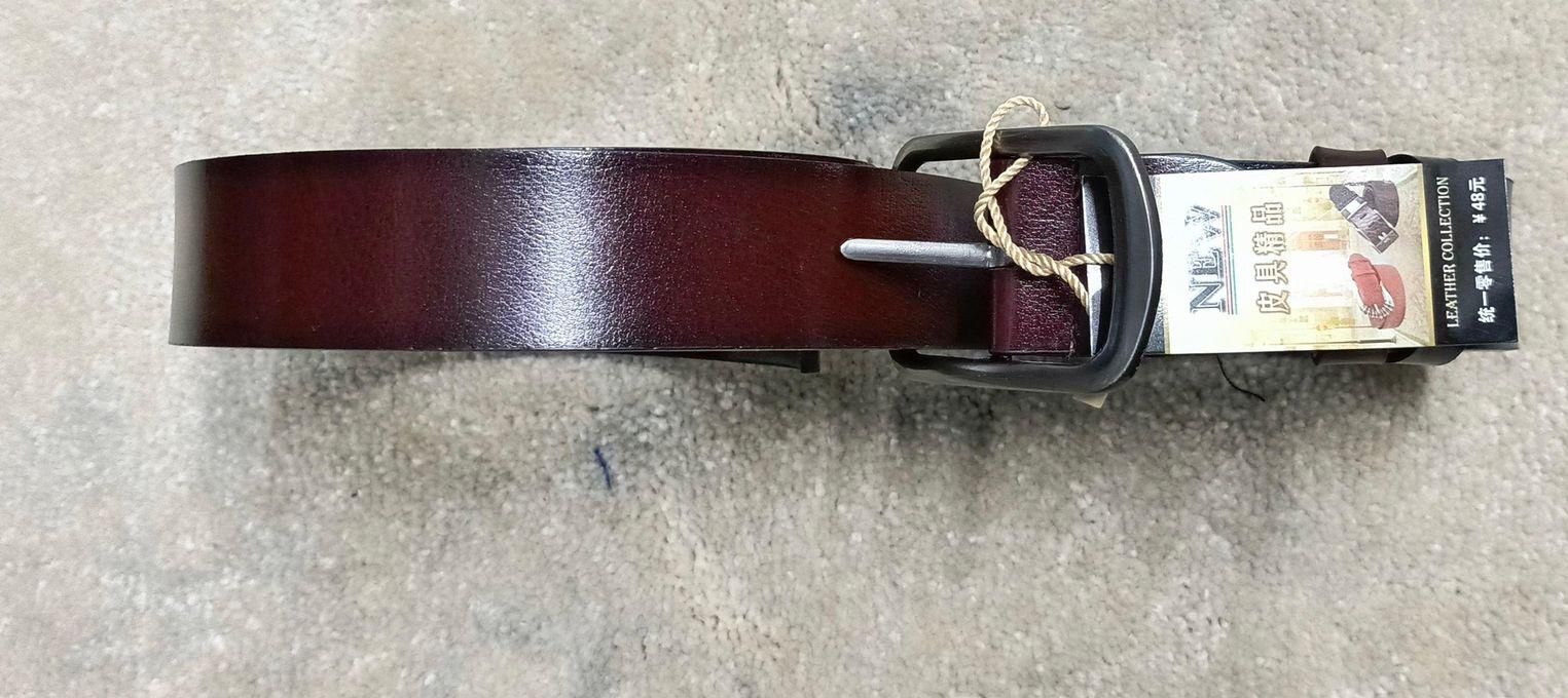 Classic Leather KJ Leather Belt Double Sided Dark Brown and Black