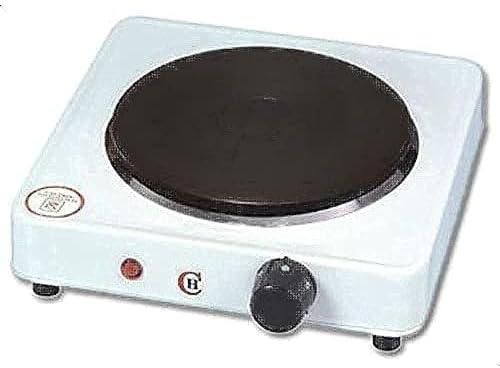 Single Electric Hot Plate - White