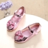 Girls Party Shoes Gold Silver Princess Shoes Pu Leather Big Girls Shoes For Kids Children Fashion Bow Know Sandals 1-12 MCH104