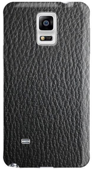 Stylizedd  Samsung Galaxy Note 4 Premium Slim Snap case cover Gloss Finish - Black Leather  N4-S-173