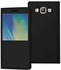 Margoun Flip Case for Samsung Galaxy A5 A500 With Glass Screen Protector Black
