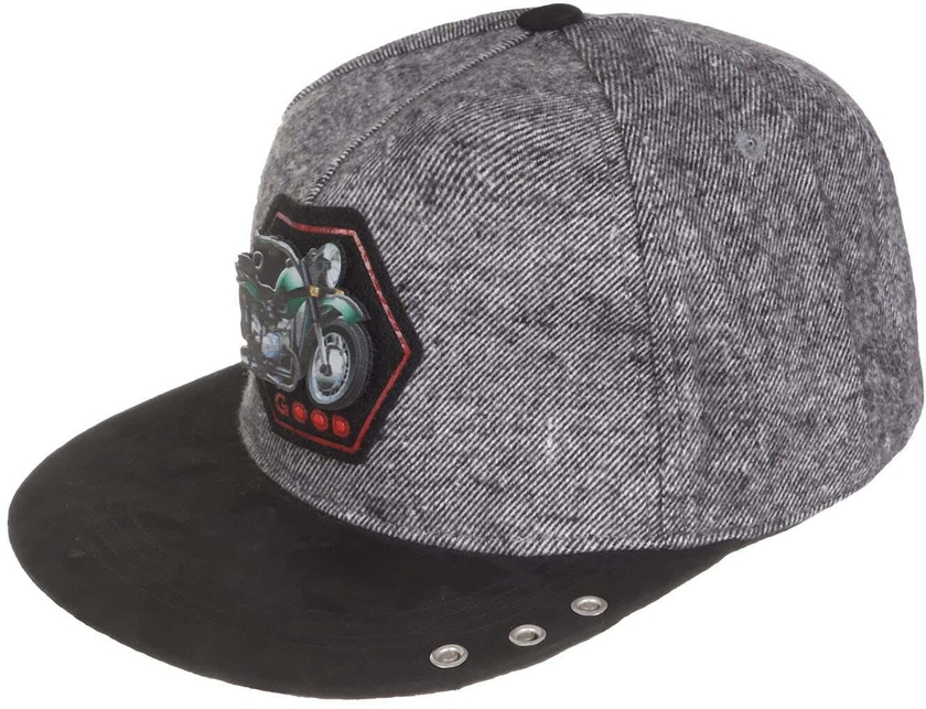 Get Sports Snapback Cap - Grey Black with best offers | Raneen.com