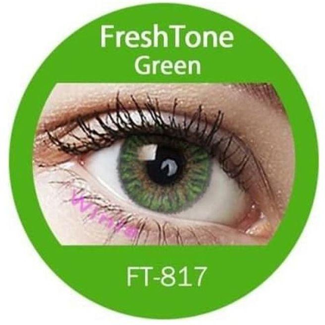 Freshtone 3 Tone Contact Lens Green + Contact Lens Case