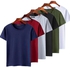 Fashion High Quality 6-in- 1 round neck Plain T-shirts.