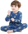 Kids' Pajamas Set Long Sleeve Cartoon Warm Homewear Set