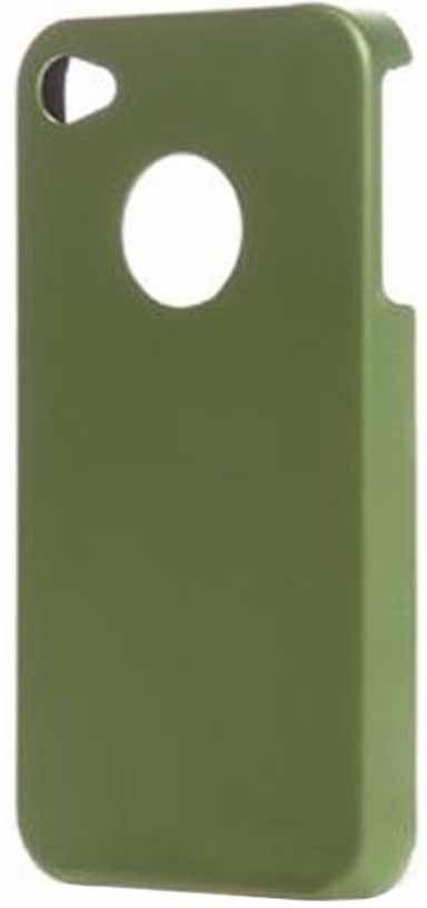 SBS LFCA40G PVC Back Cover for Apple iPhone 4 - Olive