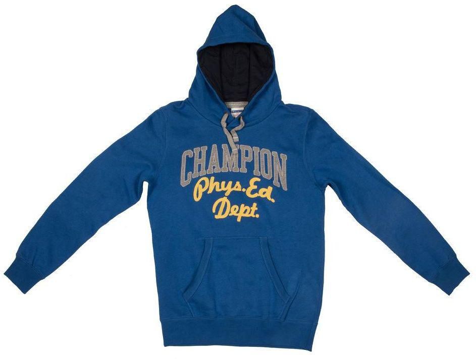 Champion  Hooded Sweatshirt For Men , Blue  , Size S