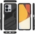 For Vivo Y22 4G / Vivo Y22s 4G , Shockproof Panda Pattern Phone Case Cover With Kickstand - Black