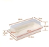 10 Pcs Sandwich Packing Boxes One-Time Portable Food Packing Boxes