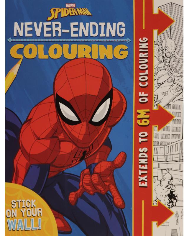 Marvel Spider-Man: Never Ending Colouring - Extends to 6 Meters of Colouring