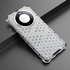 For Huawei Mate 60 , Shockproof Honeycomb Pattern Phone Case Cover - Transparent