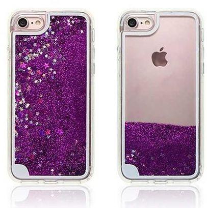 Margoun Quicksand Glitter Liquid Case for iPhone 6, 6S in Purple
