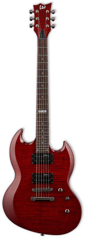 ESP LTD	See Thru Electric Guitar (Black Cherry)
