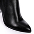 Mr Joe Simple Leather Heeled Ankle Boot - Black