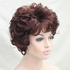Fully Synthetic Short Curly Hair Wig For Women (Chestnut)