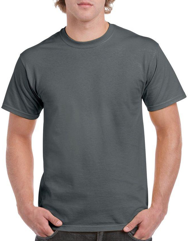 Gildan Charcoal Grey Heavy Cotton Men's T Shirt