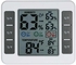 LCD Digital Indoor Thermometer Hygrometer Room Temperature Humidity Gauge Meter (White)