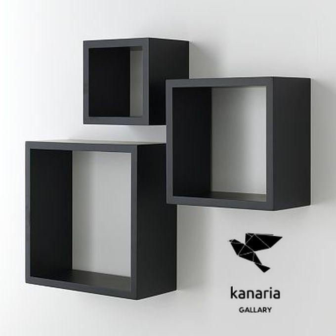 kanaria Wooden Shelves Set - 3 Pcs