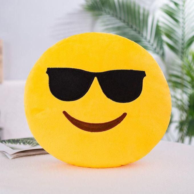 33CM Lovely Emoji Cool Smiley Emoticon Soft Stuffed Pillow