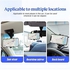 Adjustable Phone Mount for Car, 1400 Degree Rotation Dashboard Cell Phone Holder, Mobile Clip Stand for 3 to 7 inches Smartphones, Compatible with iPhone 13 Pro,13 Pro Max,13,13 min, Galaxy S10+
