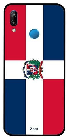 غطاء حماية لهاتف هواوي نوفا 3i تصميم علم جمهورية الدومنيكان