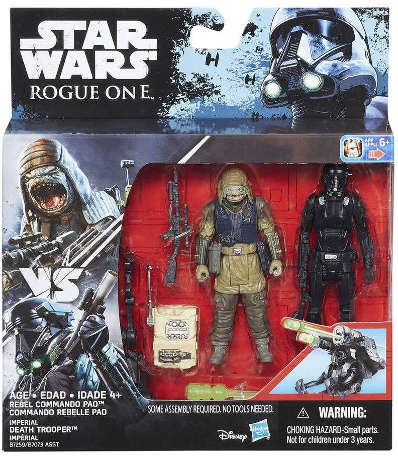Star Wars Rogue One Imperial Death Trooper and Rebel Commando Pao Deluxe