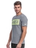 Nike NK806299-065 DFCT JDI Mesh Swoosh Block Training T-Shirt for Men, Grey/Volt