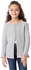Ted Marchel Girls Knitted With Buttons Cardigan - Grey