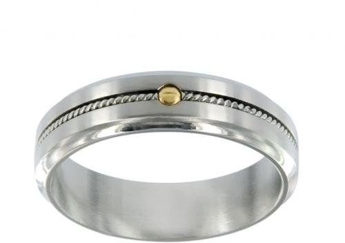 Phebus Ring for Men , Size 56 EU , Stainless Steel , 14-0058