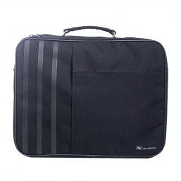 L'AVVENTO (BG817) Laptop Business Shoulder Bag Fits up to 15.6”- Black
