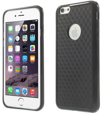 Cube PC and TPU Hybrid Cover For iPhone 6 Plus 5.5" - Black