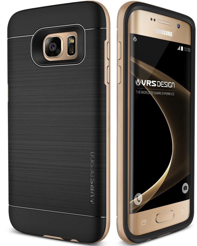 Verus Galaxy S7 Edge Case High Pro Shield Shine Gold