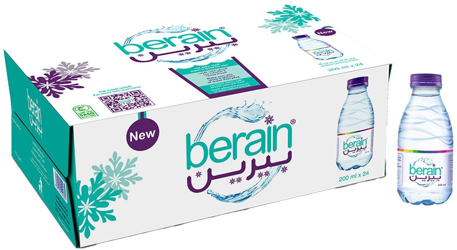 Berain bottled drinking water 200 ml x 24
