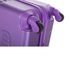 Senator Hard Case Cabin Suitcase Luggage Trolley For Unisex ABS Lightweight Travel Bag with 4 Spinner Wheels KH1075 Highlight Purple