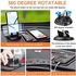 Non-slip phone pad for 4 in 1, multi-function non-slip phone pad with 360 degree rotating mobile phone holder, non-slip mat for cars, phone pad, mobile phone tray, dashboard