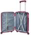 Senator Hard Case Cabin Suitcase Luggage Trolley For Unisex ABS Lightweight Travel Bag with 4 Spinner Wheels KH1065 Maroon