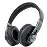 Omni By JLab Premium Folding Bluetooth Wireless Over-Ear Headphone with Mic and Carrying Case Black Pearl