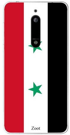 غطاء حماية واقٍ لهاتف نوكيا 5 نمط علم سوريا