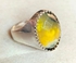 Sherif Gemstones Top Quality Genuine SUN-stone Gemstone Silver Ring
