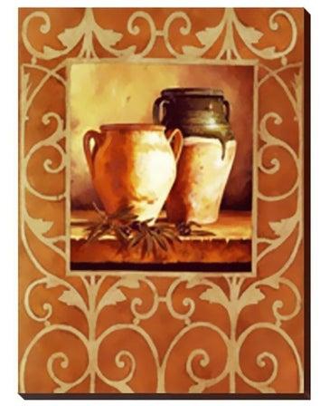 Decorative Wall Painting With Frame Multicolour 24x24centimeter