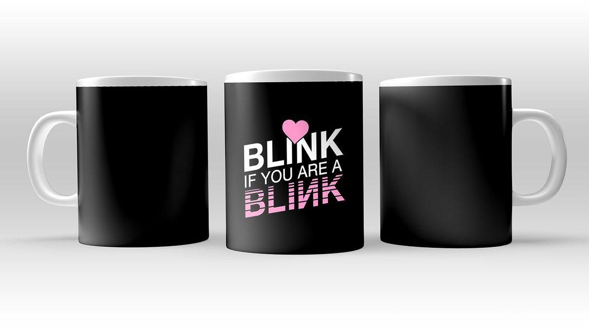 BLACK-PINK Coffee Mug- Espresso- Gift For Her- Travel Coffee Mug- Tea Cup -CR970- Coffee Mug With Name- Ceramic Coffee Mug- Tea Cup- Gift 1PCS