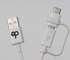 De 2 In1 Micro + Type C USB Cable 1.2 M