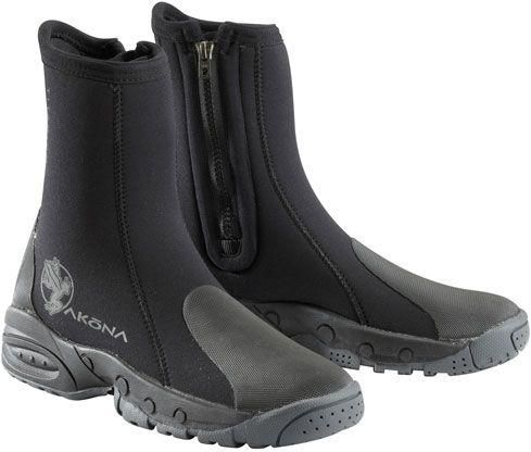 Akona AKBT168-08 Boot 3.5mm Molded Sole For Unisex-Black, 8 US